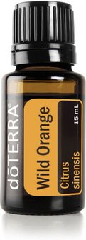 Wild orange (sinaasappel) essenti&euml;le olie, 15 ml van Doterra